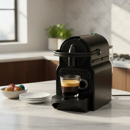 Cafetera Nespresso Inissia Negra Negro