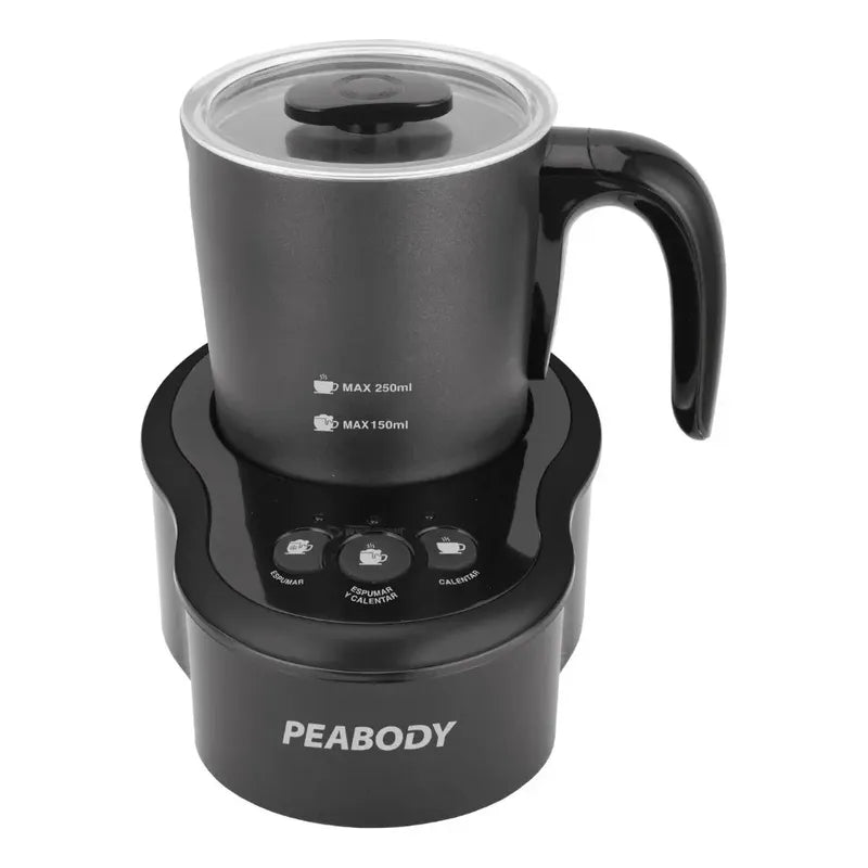 Espumador De Leche Peabody Pe-mf2316 600w 250ml Automático Negro