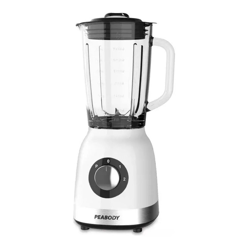 Licuadora Peabody Pe-ln810b Blanca 2 Vel. 800w Jarra Vidrio Color Blanco