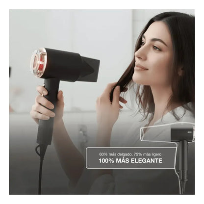 Secador Pelo Difusor Peabody Pe-spdc03n Frío Calor Con Soporte Negro